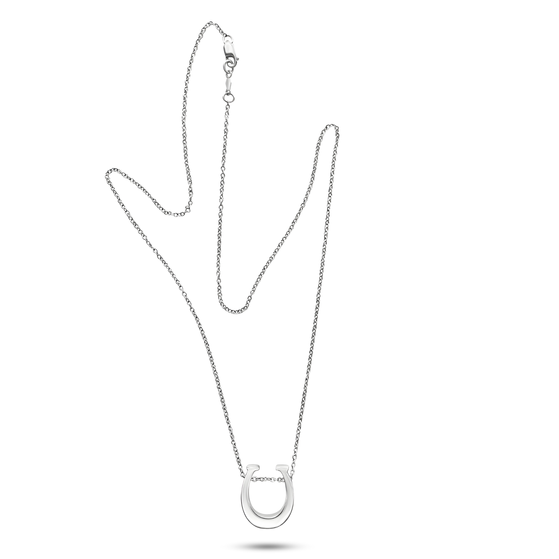 The Horse of the Hour Horseshoe | Sterling Silver Horse Necklace